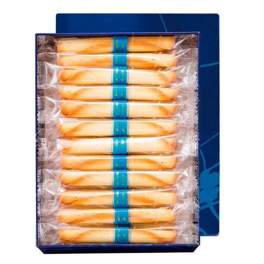 YOKU MOKU Cigare (48 cookies) Rolled Butter Cookies Japanese gift - WAFUU JAPAN