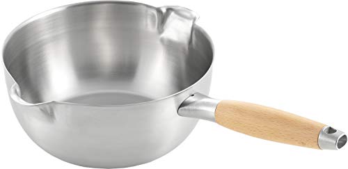 YOSHIKAWA aikata Yukihira stainless steel pan 20cm gas and IH made in Japan PD3007 - WAFUU JAPAN