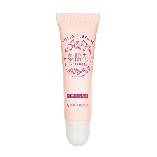 Yururito Hydrangea Solid Perfume Rainbow Hydrangea 10mL - WAFUU JAPAN