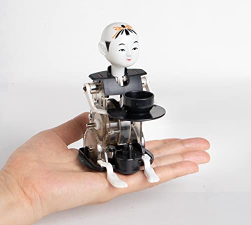 Adult Science Magazine Karakuri Robot Mini Tea Carrying Doll No.4 - WAFUU JAPAN