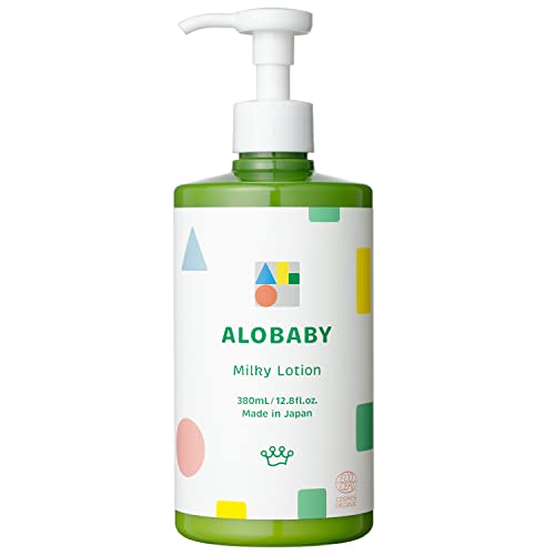 ALOBABY Baby Lotion Arobaby Milk Lotion Big Bottle 380ml 100% natural origin