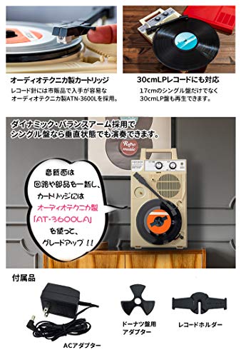 ANABAS Portable Record Player GP-N3R Columbia GP-3-R 100V - WAFUU JAPAN