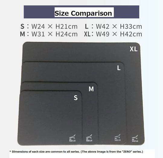 ARTISAN FXZRSFXL Gaming Mouse Pad Zero FX SOFT XL Size Black - WAFUU JAPAN