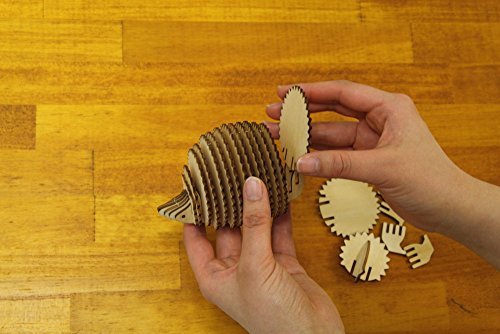 Azone ki-gu-mi Wooden Art 3D Puzzle Model Kit Dachshund - WAFUU JAPAN
