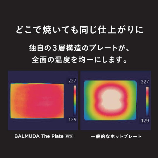 BALMUDA The Plate Pro Hot Plate K10A-BK - WAFUU JAPAN