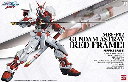 Bandai PG GUNDAMSEED DESTINY Gundam Astray Red Frame 1/60scale Plastic Model Kit - WAFUU JAPAN