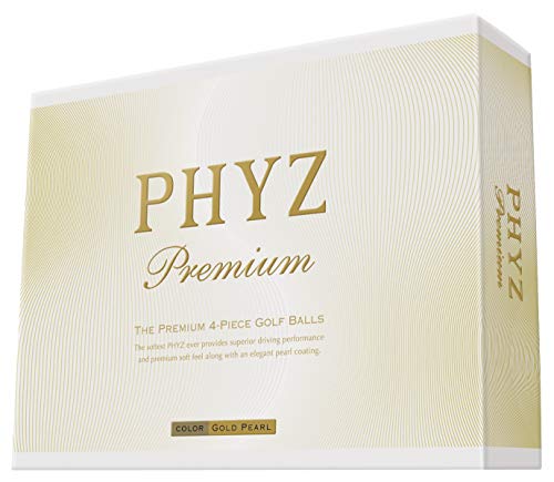 BRIDGESTONE PHYZ Gold Pearl Golf Ball Premium 1dozen (12pcs) - WAFUU JAPAN