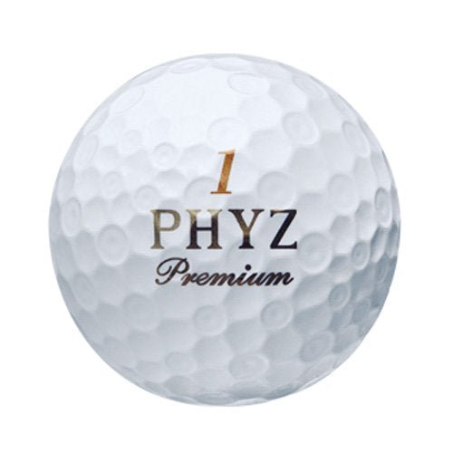 BRIDGESTONE PHYZ Gold Pearl Golf Ball Premium 1dozen (12pcs) - WAFUU JAPAN