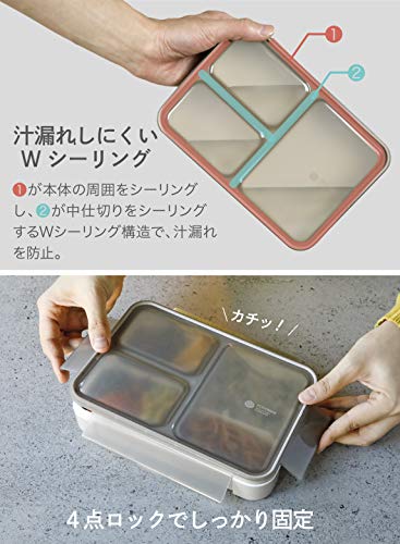 CB Japan FOODMAN Bento Box Stand-up and Carry Thin Lunch Box 600m - WAFUU JAPAN