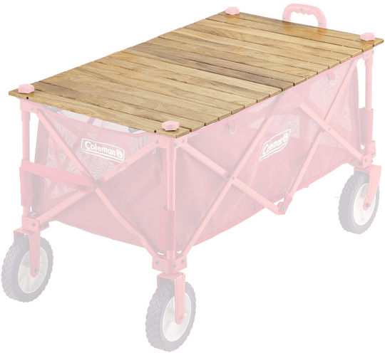 Coleman Outdoor Wagon Wood Roll Table - WAFUU JAPAN