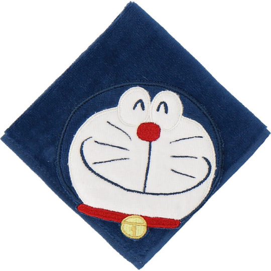 Doraemon Towel Handkerchief Navy Blue - WAFUU JAPAN