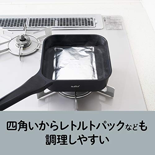 Doshisha Smart Frying Pan Sutto 16×8cm BK