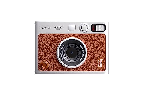 FUJIFILM 2023 Instax Mini Cheki Evo Hybrid Instant Camera Brown Type-C Model
