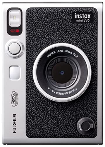 FUJIFILM Cheki Hybrid Instant Camera instax mini Evo Black