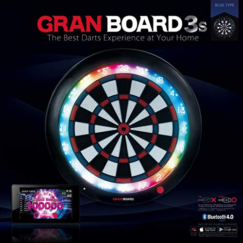 GRAN DARTS Darts Board (GRAN BOARD 3s Blue Type) | Electronic Darts Board - WAFUU JAPAN