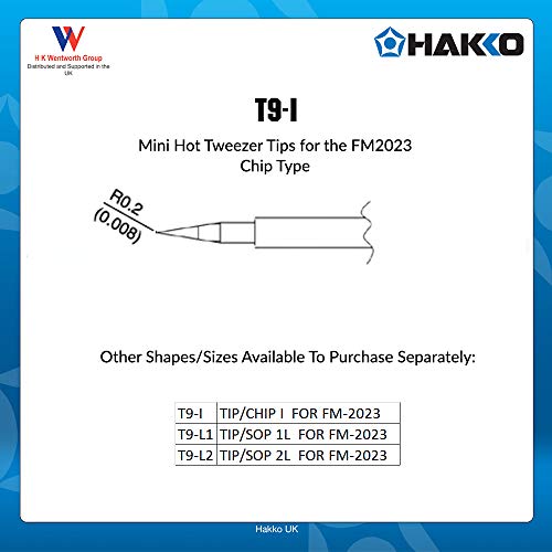 HAKKO Iron Tip I Type T9I Applicable iron: FM2023 Heater