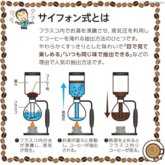 HARIO Electric Syphon Coffee Maker ECA-3-B - WAFUU JAPAN