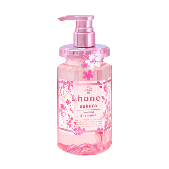 &HONEY Sakura Deep Moist 1.0 Shampoo Limited Edition 440ml - WAFUU JAPAN