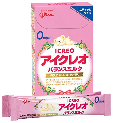 ICREO Balance Baby Milk Formula Stick 12.7g × 10P 0-12 months - WAFUU JAPAN