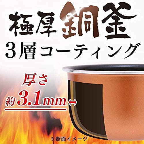 IRIS OHYAMA Microcomputer rice cooker 3-cup black RC-MA30AZ-B - WAFUU JAPAN
