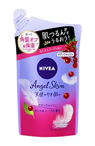 Kao NIVEA Angel Skin Body Wash Cassis & Herb Fragrance Refill 360ml - WAFUU JAPAN