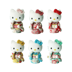 Kimono Beckoning Hello Kitty - Edo Kimekomi Japan Limited - WAFUU JAPAN