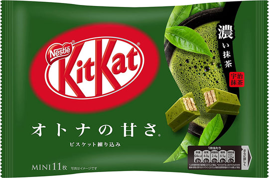 kitkat mini deep green tea 11pcs - WAFUU JAPAN