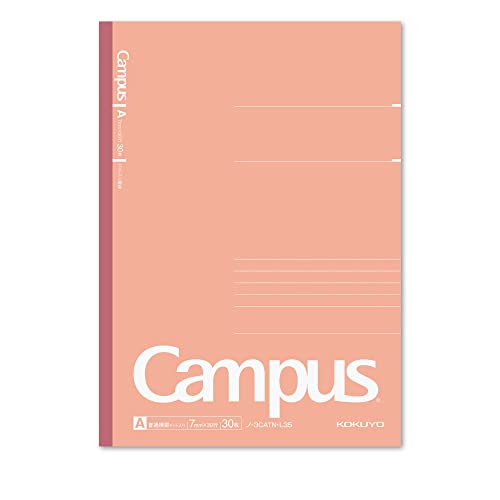 KOKUYO notebook Campus Limited B5 Dot A ruled 5 color pack(7mm) - WAFUU JAPAN