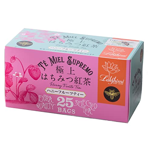 Lakshimi Superfine Honey Black Tea - Honey Fruit Tea 25 Teabags - WAFUU JAPAN