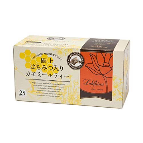 Lakshmi Chamomile Tea with Premium Honey 25 Teabags - WAFUU JAPAN