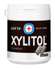 LOTTE Permen Karet Xylitol (Black Mint) Botol Keluarga 143g