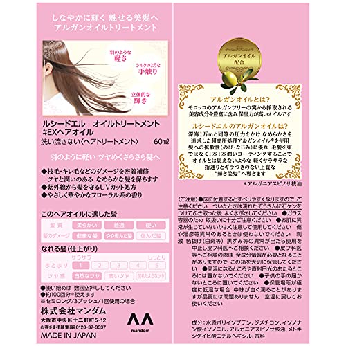 Lucido-L Argan Rich Hair Treatment Oil Smooth - WAFUU JAPAN