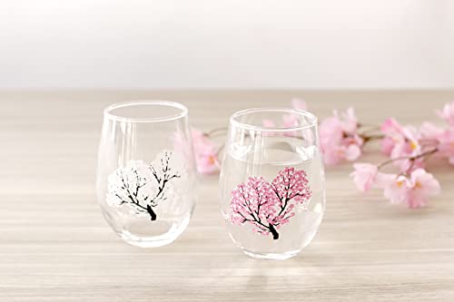 Marumo Takagi Cherry Blossom Temperature-Reactive Magic Glass - WAFUU JAPAN