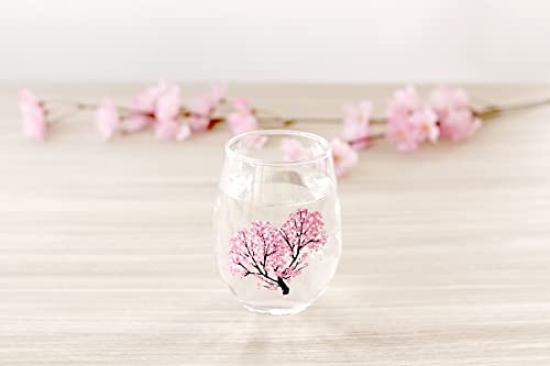 Marumo Takagi Cherry Blossom Temperature-Reactive Magic Glass - WAFUU JAPAN