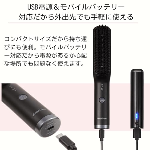Maxell Portable USB mobile heat brush MXHB-100 - WAFUU JAPAN
