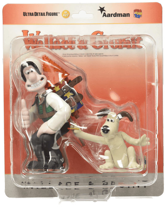 Medicom Aardman Animations 2: Wallace & Gromit Ultra Detail Figure, Multicolor - WAFUU JAPAN