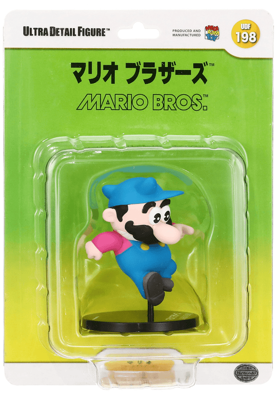 Medicom Nintendo Super Mario Bros. Ultra Detail Figure Series 2: Mario Bros. Mario UDF Action Figure - WAFUU JAPAN