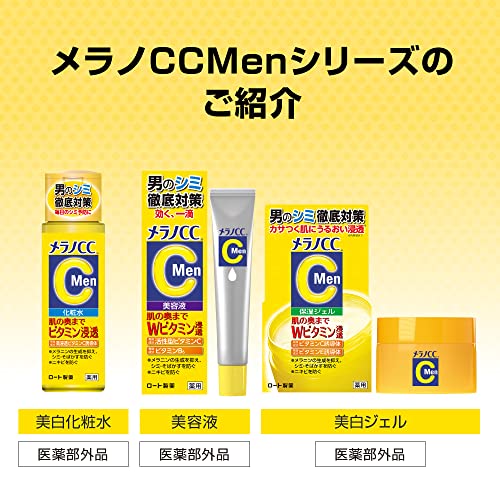 Melano CC Men Medicated Anti-Blemish Whitening Lotion Lemon 170ml - WAFUU JAPAN