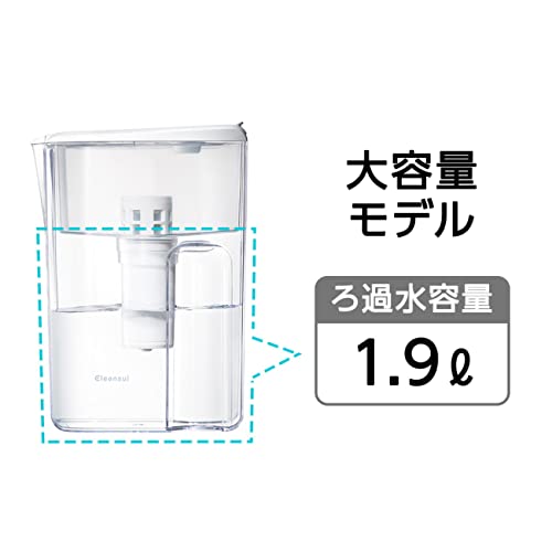 Mitsubishi Chemical Cleansui Purifier Pot-type Pot Series White CP407-WT - WAFUU JAPAN