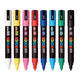 Mitsubishi Pencil Posca Pen Medium Round Lead 8 Colors PC5M8C