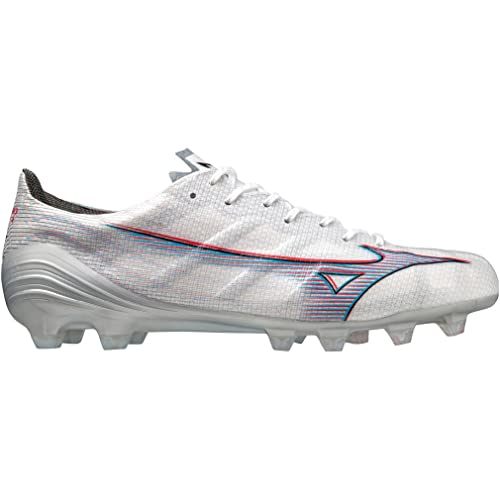 MIZUNO Soccer Football Shoes Alpha PRO P1GA2364 White Red Blue - WAFUU JAPAN