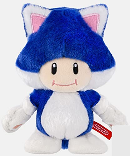 Nintendo Super Mario Mascot Neko (Cat) Kinopio Ball Chain Plush Toy - WAFUU JAPAN