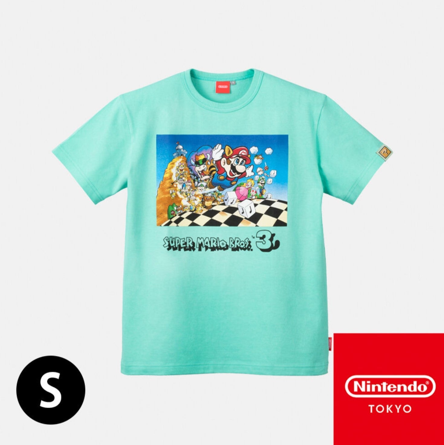 Nintendo TOKYO Official T-Shirts Super Mario Brothers 3 Blue – WAFUU JAPAN