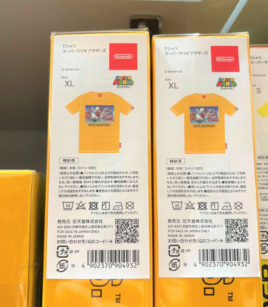 Nintendo TOKYO Official T-shirts Super Mario Brothers Orange - WAFUU JAPAN