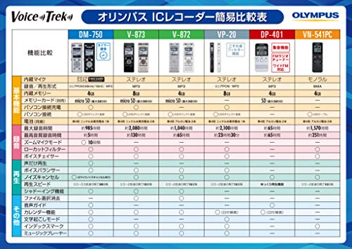 OLYMPUS IC Recorder VoiceTrek DM-750 – WAFUU JAPAN