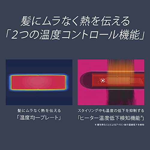 Panasonic Hair Iron for Straightening Nanocare International Black EH-HS9J-K - WAFUU JAPAN