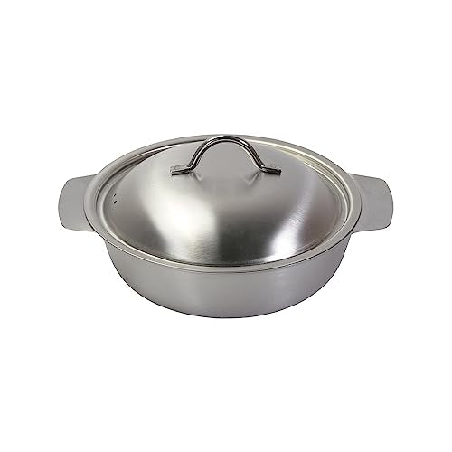 Pearl Metal Nabe Chanko Nabe 18cm IH-compatible Stainless Steel HC-64 Made in Japan - WAFUU JAPAN