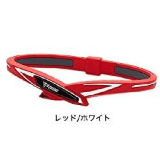 Phiten Bracelet RAKUWA Bracelet EXTREME Cross Black/Red - WAFUU JAPAN