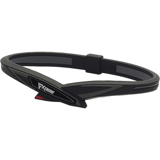 Phiten Bracelet RAKUWA Bracelet EXTREME Cross Black Red WAFUU JAPAN