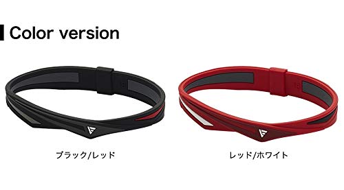 Phiten Bracelet RAKUWA Bracelet EXTREME Twist Black/Red - WAFUU JAPAN